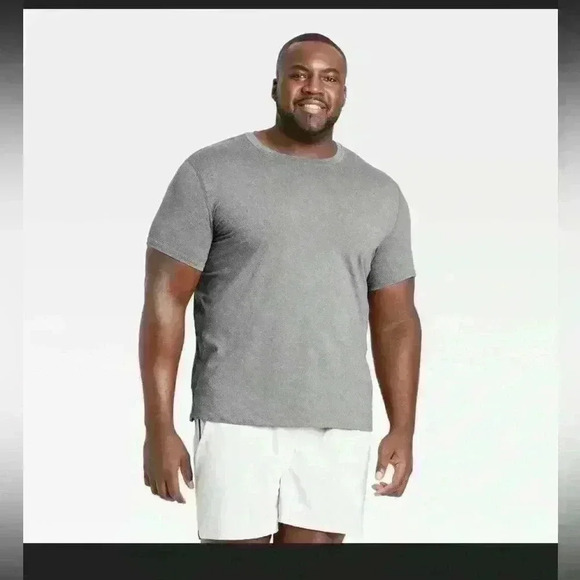 Men's Short Sleeve Performance T-Shirt - All In Motion™ Gray Heather M - Picture 2 of 14
